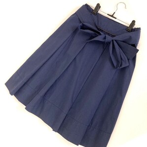 ★SELF+SERVICE★ テンセルタックスカート ネイビー M