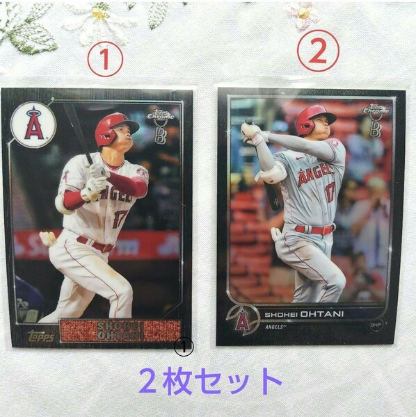 大谷MVP獲得！ 大谷翔平カード２枚セット 2022 Topps Ben Baller