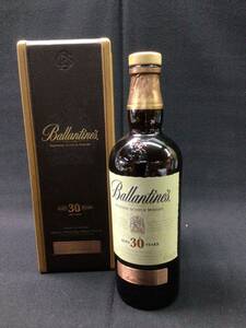 S8282【空瓶】バランタイン30年 Ballantines 箱付き 700m ギフトボックスセット 空ビン 