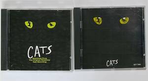 ブロードウェイキャスト盤　海外ミュージカルCD　CATS 1とact two 1982,10収録　キャッツ　まとめてセット