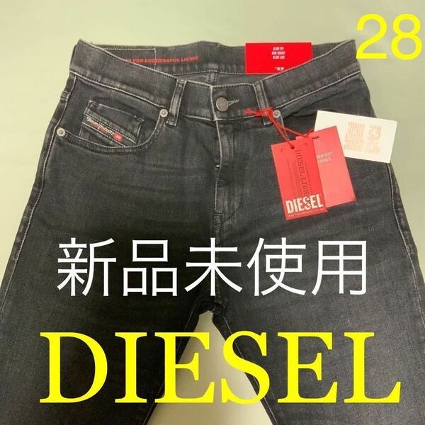 洗練されたデザイン DIESEL 新品未使用　ジーンズ 2019 D-STRUKT L.32 PANTALONI スリムデニム A03558 09B83 ブラック