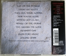 ☆ 旧規格 ホワイトスネイク WHITESNAKE スリップ・オブ・ザ・タング Slip Of The Tongue 初回盤 日本盤 帯付き CSCS-5001 CSR 新品同様 ☆_画像2