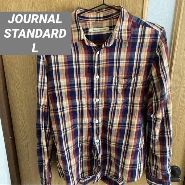 JOURNAL STANDARD古着 チェックシャツ 真面目 大人 秋コーデ