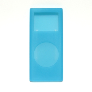 2nd iPod nano специальный силиконовый чехол * синий blue цвет no. 2 поколение nano * не использовался товар упаковка нет ** бесплатная доставка включая доставку 