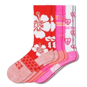 サイズ22-24.5cm★3足セット★クロックス　ソックス　CROCS SOCKS★レディース　大人サイズ★208003-6RW-S★正規品★9568