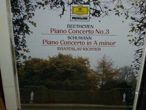 S・リヒテル ピアノ協奏曲 ベートーベン 3番&シューマン DG輸入盤(西ドイツプレス)