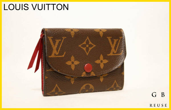 ●美品　●LOUIS VUITTON　●ルイヴィトン ●モノグラム　●ポルトモネ　ロザリ　●フューシャ　財布　●カード入れ　M41939