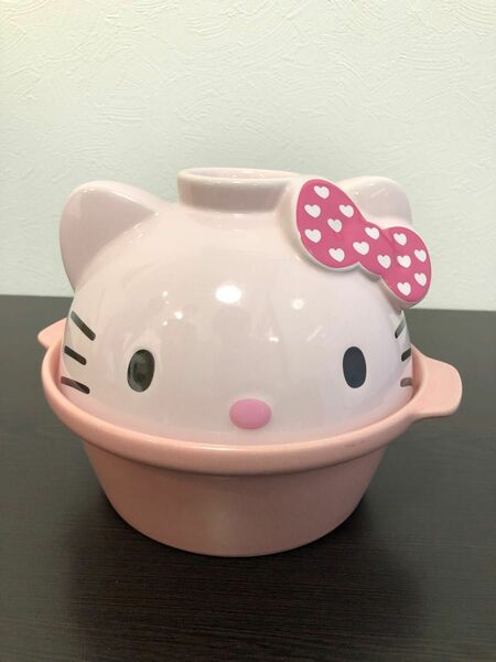 【値下げ！！】キティちゃん♪ かわいいピンクの土鍋