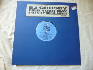 BJ Crosby / Find Your Way アップリフト VOCAL HOUSE Salt City Orch Mix 収録　試聴 