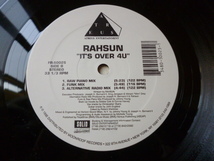 Rahsun / It's Over 4U シュリンク付 アップリフトVOCAL HOUSE 12 エレガント・ピアノ　試聴_画像3