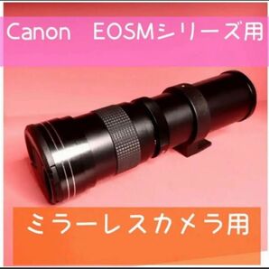 セール中！Canon　EOSMシリーズに対応！スーパーズームレンズ！遠くの被写体！美品！綺麗！カメラ女子おすすめ！初心者OK！