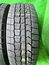 バリ山 ！ 185/60R15 84Q DUNLOP WINTERMAXX スタッドレス　4本セット　20年製　【引き取り歓迎】_画像5