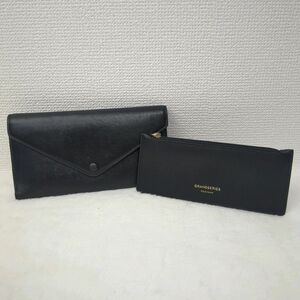 匿名翌日配送！COLE HAAN フラップ トライフォールド 財布　BLACK