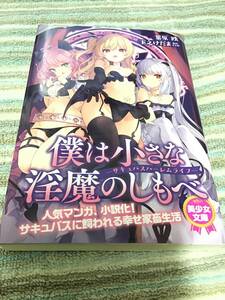 19*☆ F08H1CH1/ 葉原鉄 玉之けだま/ 僕は小さな淫魔のしもべ サキュバスハーレムライフ/ 文庫 小説/ 未読品