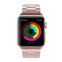 Apple Watch バンド 41mm 40mｍ 38mm アップルウォッチ ベルト 41ミリ 40ミリ 38ミリ 金属 ステンレス 時計 バンド ローズゴールド 人気_画像4