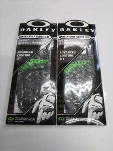 【正規品】OAKLEY（オークリー）GOLF　GLOVE　6.0　FOS900974（01G　BLACK　GEO　PRINT）22㎝　2枚組　新品　