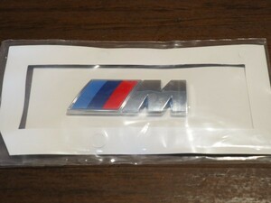 ☆☆☆ＢＭＷ Mスポーツ 立体エンブレム 45×15mm 2枚 Ｍカラー シルバー送料63円☆☆☆