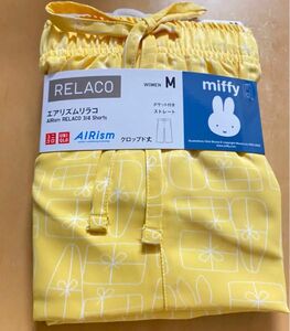 ユニクロ　ミッフィー　Mサイズ　黄色　miffy リラコ　エアリズム クロップド丈 ユニクロ