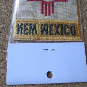 70s ニューメキシコ NEW MEXICO ワッペン/paramount flag co.エンブレム州旗ビンテージ旅行アメリカ合衆国パッチVintageお土産PATCH US D14の画像7