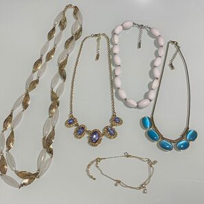 LIP SERVICE★ネックレス4本まとめ売り★アンクレット★春夏