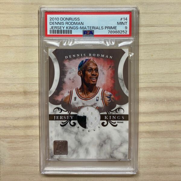 nba カード Panini 2010 DONRUSS JERSEY KINGS RODMAN PSA 9 ロッドマン　49シリ