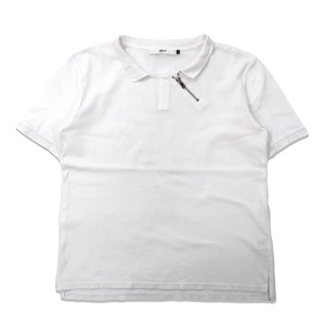 .EFILEVOL ジッパーポロシャツ 2 ホワイト コットン ZIPPER POLO SHIRT EFIDG-CS04U 日本製