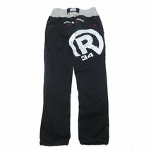 z■リアルビーボイス/RealBvoice コットンパンツ【30】黒/men's/109【中古】■_画像3