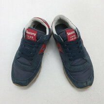 z■【US5.5】サッカニー/SAUCONY 2866 ジャズ JAZZ LOW スニーカー/紺/LADIES■103【中古】_画像2