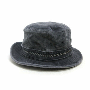 k■日本製■ボルサリーノ/Borsalino ベロアハット 帽子【M/56.5cm】灰色/LADIES向き■80【中古】