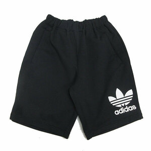 s■日本製■アディダス/adidas ハーフパンツ/ショーツ/ジャージ/デサント社製【M】黒/MENS/14【中古】