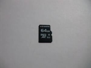 I・O DATA　64GB　microSDXCカード　フォーマット済み　microSDカード メモリーカード