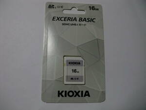 未開封品・未使用品　SDHCカード　16GB　KIOXIA　メモリーカード 　SDカード