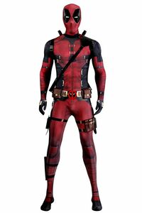 cox420工場直販 デッドプール3 Deadpool ウェイド ウィルソン ジャンプスーツ 全身タイツ 刀と鞘なし コスプレ衣装