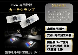 即納 BMW M Performance HD ロゴ LEDプロジェクター ドア カーテシランプ 純正交換 タイプ F85/E71/E72/F16/F86/G07/E85/E86/E89 ビーエム