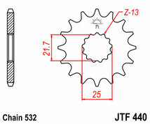 フロント GSX-R1100 RF900等 丁数選択 JTF440_画像2