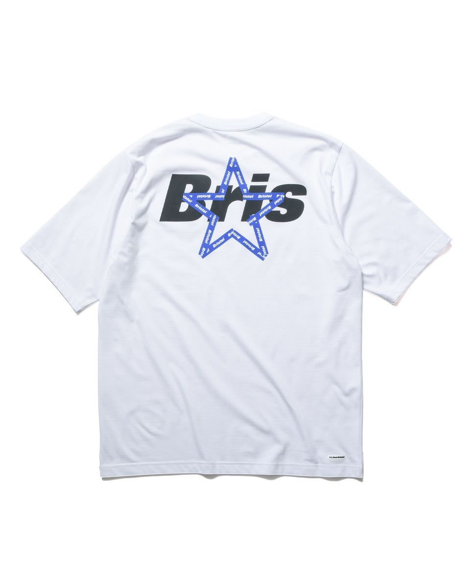 送料無料 M FCRB F C Real Bristol BIG LOGO BAGGY TEE White Tシャツ