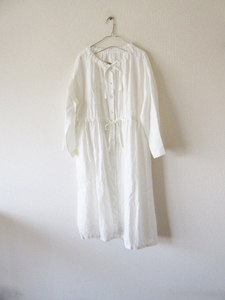 2020SS nesessaire / ネセセア 20-1-7006 Silicon coating dress 38 WHITE * ワンピース ドレス レディース シャツ ブラウス