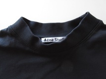 Acne Studios / アクネ ストゥディオズ AL0052 MOCK NECK T SHIRT XS BLACK * Tシャツ カットソー レディース_画像6