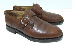 KOKON here monk strap leather shoes tea 39 leather shoes 
