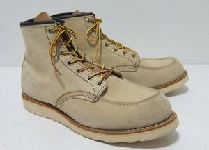 2012年 REDWING 8173 スエード １０1/2 D 28.5cm レッドウィング モックトゥ スウェード 10.5