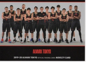 Bリーグ アルバルク東京 2019‐20アルバルク東京オフィシャルトレーディングカード NV1