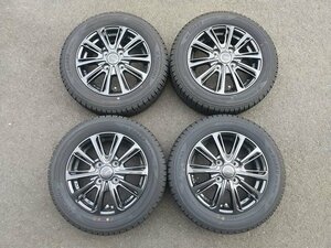 『psi』 MiLLOUS 13インチ × 4.00B +42 4穴 PCD100 アルミ ＆YOKOHAMA ice GUARD iG50 PLUS 155/65R13 スタッドレスタイヤ4本セット