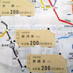 F14 【記念乗車券】商品名 2020年2月22日記念乗車券 鉄道会社名 東武鉄道 【鉄道切符】S1354の画像5