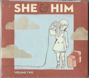 送料無料☆ 新品 ☆ SHE & HIM / VOLUME TWO 輸入盤CD ☆2010年 女優 ズーイー・デシャネル/Zooey Deschanel & MATT WARD のデュオ