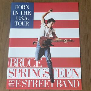 超美品 ブルーススプリングスティーン コンサート パンフレット BORN IN THE USA TOUR 1985 SIZE 35.7×28.0cm BRUCE SPRINGSTEEN ライブ