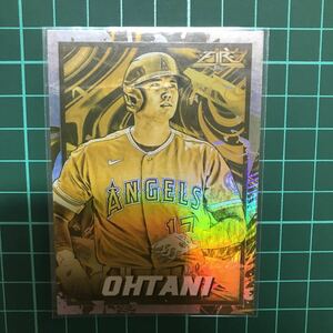 大谷翔平 SHOHEI OHTANI MLB 2022 Topps Fire BASE ベースカード Gold Minted Parallel