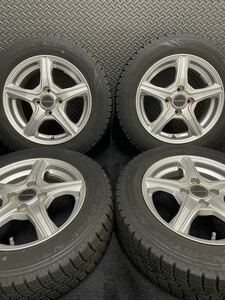 175/65R14 North TreK/N3i 21年製 BALMINUM 14インチ 5.5J＋45 100 4H スタッドレス 4本 ノーストレック フィット アクア (9-B371)