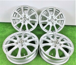 ◆JOKER◆15x4.5J +45 4穴 100 中古 アルミホイール 4本【宮城発 送料無料】MYG-A10008