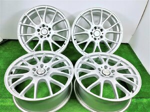 ★LEHRMEISTER★ 19x7.5J +48 5穴 114.3　中古 アルミホイール 4本価格【宮城発　送料無料】MYG-A10067