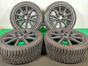 【ピレリ ICE ZERO R】225/45R17 2019年製　17x7.5J +52 5穴 PCD112　中古スタッドレス 4本【宮城発 送料無料】MYG-4166